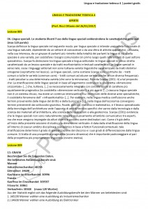 Paniere di Lingua e traduzione tedesca 4 - Aperte - Lingue e letterature moderne - eCampus