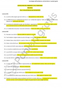 Paniere di Sociologia dell’ambiente e del territorio - Multiple - Scienze politiche - eCampus