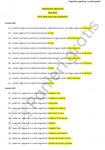 Paniere di Linguistica applicata - Multiple - Lingue e letterature moderne - eCampus