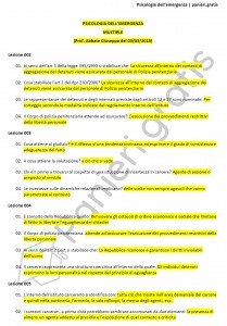 Paniere di Psicologia dell'emergenza - Multiple - Servizi giuridici - eCampus