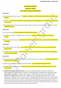 Paniere di Sociologia giuridica - Completo - Servizi giuridici - eCampus