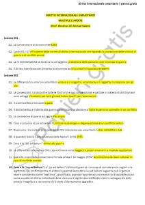 Paniere di Diritto internazionale umanitario - Completo - Servizi giuridici - eCampus