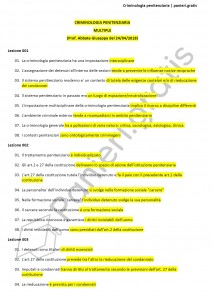 Paniere di Criminologia penitenziaria - Multiple - Servizi giuridici - eCampus