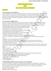 Paniere di Lingua e traduzione inglese 2 - Aperte - eCampus