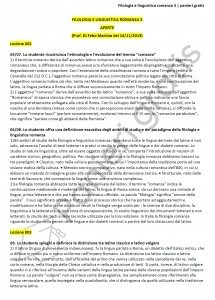 Paniere di Filologia e linguistica romanza 3 - Aperte - eCampus