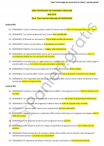 Paniere di New technology ed economia circolare - Multiple - Scienze dell'economia - eCampus
