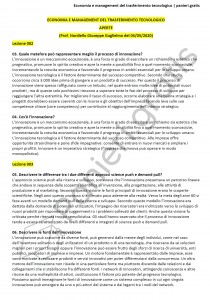 Paniere di Economia e management del trasferimento tecnologico - Aperte - eCampus