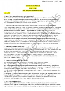 Paniere di Diritto costituzionale - Aperte -  Giurisprudenza - eCampus