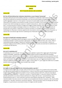 Paniere di Green marketing - Aperte - Scienze dell'economia - eCampus