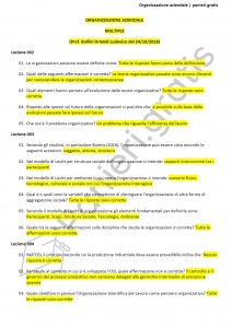 Paniere di Organizzazione aziendale - Multiple - Economia - eCampus