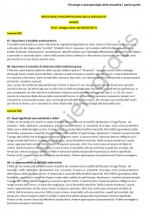 Paniere di Psicologia e psicopatologia della sessualità - Aperte - Psicologia - eCampus