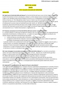 Paniere di Diritto del lavoro - Aperte - Economia - eCampus