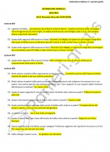 Paniere di Letteratura tedesca 5 - Multiple - Lingue e letterature moderne - eCampus