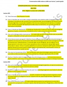 Paniere di Conservazione della natura e delle sue risorse - Multiple - Ingegneria civile - eCampus