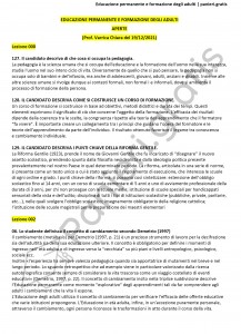 Paniere di Educazione permanente e formazione degli adulti - Aperte - Psicologia - eCampus