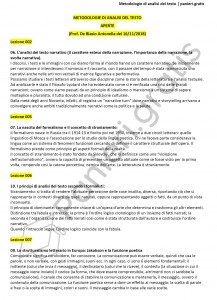 Paniere di Metodologie di analisi del testo - Aperte - Lams - eCampus