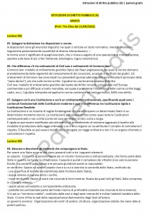 Paniere di Istituzioni di diritto pubblico (A) - Aperte - Economia - eCampus