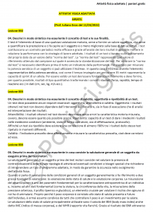 Paniere di Attività fisica adattata - Aperte - Scienze dell'esercizio fisico - eCampus