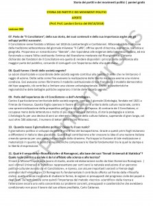 Paniere di Storia dei partiti e dei movimenti politici - Aperte - Scienze politiche - eCampus
