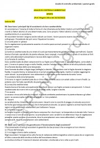 Paniere di Analisi di controllo ambientale - Aperte - Ingegneria industriale - eCampus