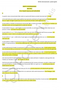 Paniere di Diritto internazionale - Multiple - Giurisprudenza - eCampus