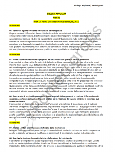 Paniere di Biologia applicata - Aperte - Scienze e tecniche psicologiche - eCampus