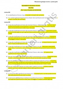 Paniere di Rilevamento geologico-tecnico - Multiple - Ingegneria civile - eCampus