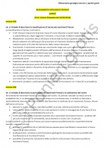Paniere di Rilevamento geologico-tecnico - Aperte - Ingegneria civile - eCampus