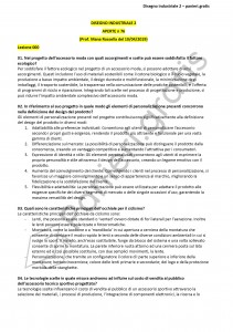 Paniere di Disegno industriale 2 - Aperte - Design e discipline della moda - eCampus