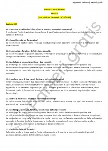 Paniere di Linguistica italiana - Aperte - Lingue e culture europee - eCampus