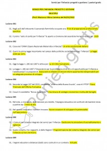 Paniere di Servizi per l’infanzia progetti e gestione - Multiple - Scienze dell'educazione - eCampus