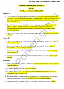 Paniere di Sicurezza di opere e sistemi geotecnici - Multiple - Ingegneria civile - eCampus