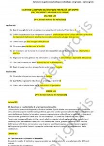 Paniere di Seminario: la gestione del colloquio individuale e di gruppo - Completo - eCampus