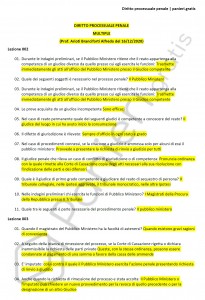 Paniere di Diritto processuale penale - Multiple - Servizi giuridici - eCampus