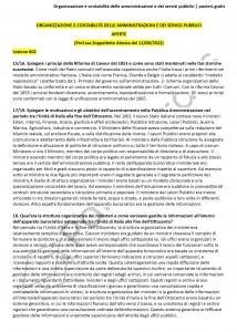Paniere di Organizzazione e contabilità delle amministrazioni e dei servizi pubblici - Aperte
