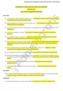 Paniere di Fondamenti di sociologia del corpo e del benessere - Multiple - eCampus