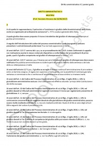 Paniere di Diritto amministrativo II - Multiple - Giurisprudenza - eCampus