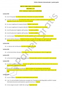 Paniere di Diritto tributario internazionale - Multiple - Scienze dell'economia - eCampus