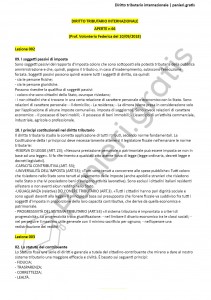 Paniere di Diritto tributario internazionale - Aperte - Scienze dell'economia - eCampus