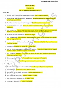 Paniere di Lingua spagnola - Multiple - Scienze del turismo - eCampus