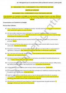 Paniere G4 - Master Management per il coordinamento delle professioni sanitarie - eCampus