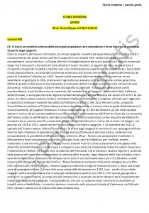 Paniere di Storia moderna - Aperte - Filologia moderna - eCampus