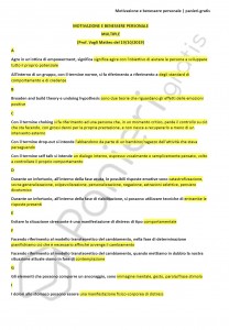 Paniere di Motivazione e benessere personale - Multiple - eCampus