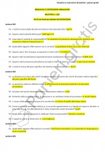 Paniere di Idraulica e costruzioni idrauliche - Multiple 2024 - Ingegneria civile e ambientale