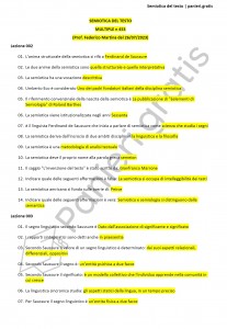 Paniere di Semiotica del testo - Multiple - Scienza della comunicazione - eCampus