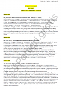 Paniere di Letteratura italiana - Aperte - Scienze del turismo - eCampus