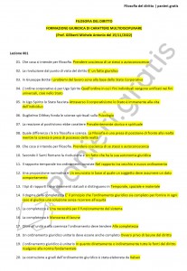 Paniere di Filosofia del diritto - Formazione giuridica di carattere multidisciplinare - eCampus
