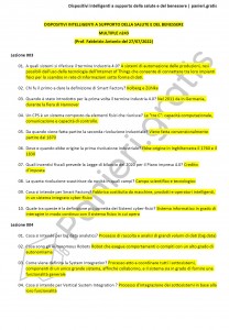 Paniere di Dispositivi intelligenti a supporto della salute e del benessere - Multiple 2022 -eCampus