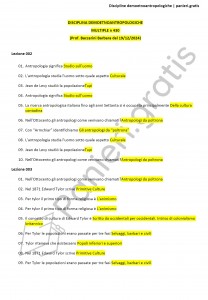 Paniere di Discipline demoetnoantropologiche - Multiple - Baccarini - Scienze psicologiche - eCampus
