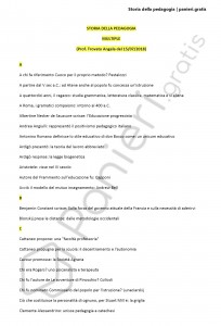 Paniere di Storia della pedagogia - Multiple - Scienze dell'educazione - eCampus